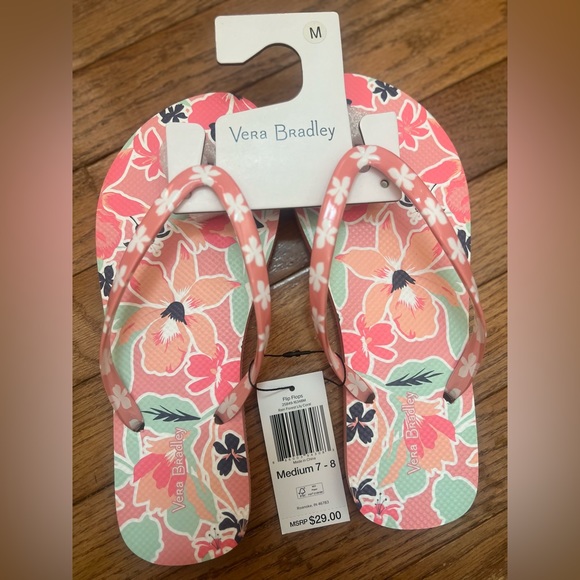 Vera Bradley Shoes - Vera Bradley Flip Flops NWT